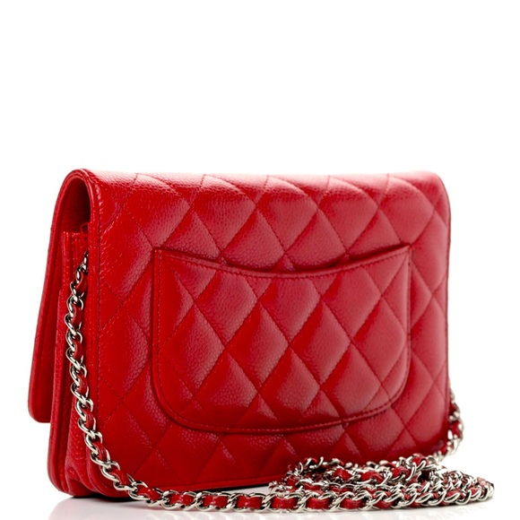Caviar quilter CHANEL WOC (red) - Picture 3 of 8